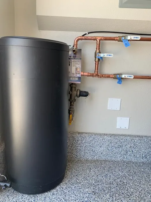 All tankless water heater and plumbing Picture 3