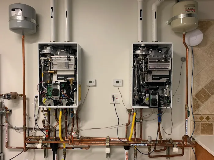 All tankless water heater and plumbing Picture 8