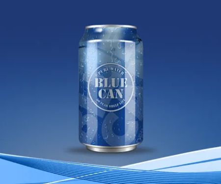 Blue Can Water
