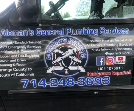 ALEMAN'S GENERAL PLUMBING SERVICES