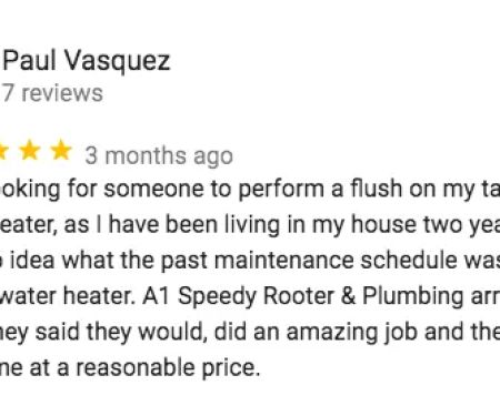 A1 Speedy Rooter & Plumbing