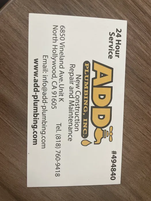 Add Plumbing Inc. Picture 1