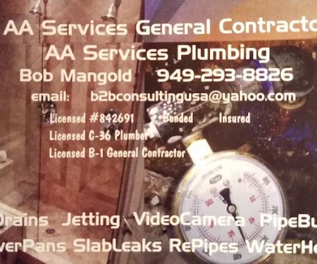 A A Services Plumbing & General Contractor, AA Plumbing Remodel LLC
