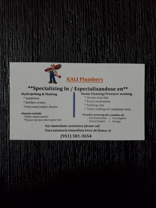 KALI plumbing Picture 1