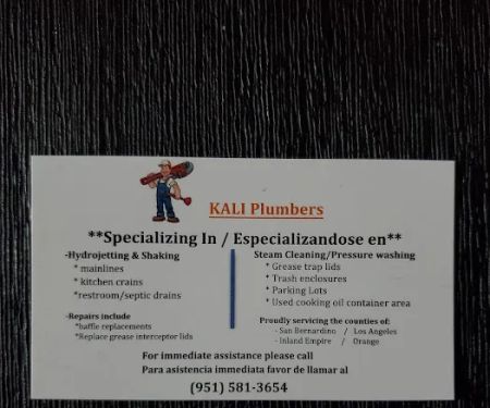 KALI plumbing