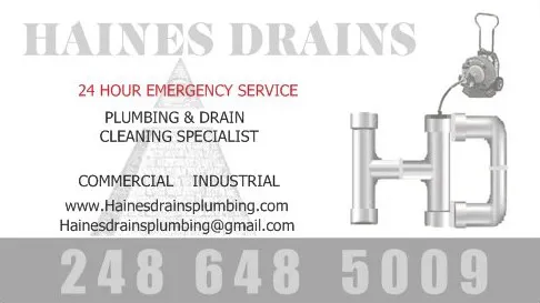 Haines Drains Plumbing And Drain Cleaning Picture 3