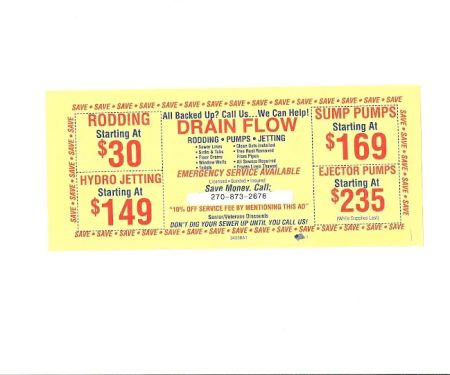 Drain Flow Sewer Service