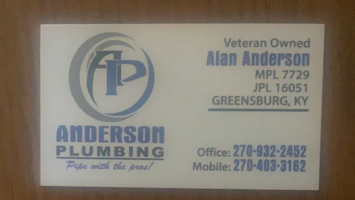 Anderson Plumbing LLC Picture 2