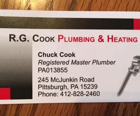 R G Cook Plumbing & Heating