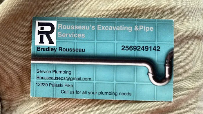 Rousseau's excavating & pipe services Picture 2