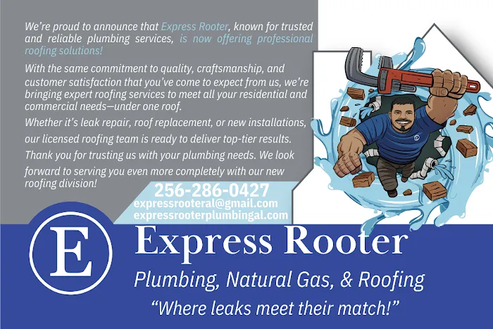 Express Rooter Plumbing, Natural Gas, & Roofing Picture 1