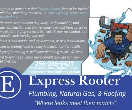 Express Rooter Plumbing, Natural Gas, & Roofing