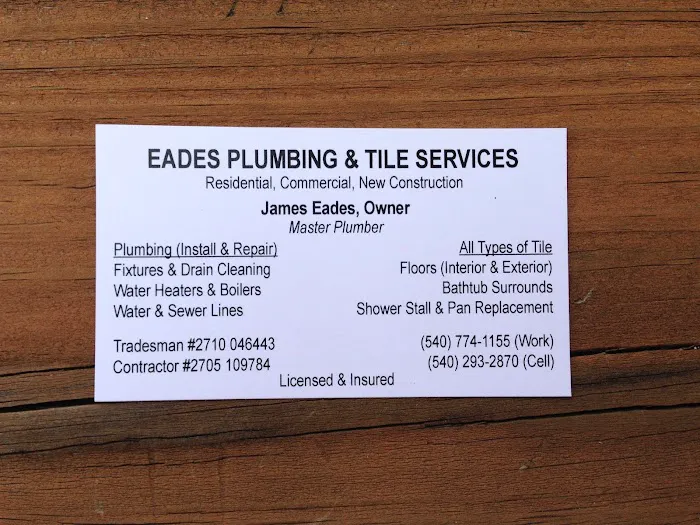Eades Plumbing & Tile Services Picture 3