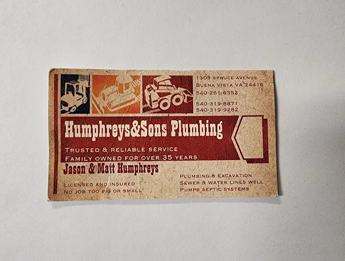 Humphreys & Sons Plumbing Picture 1