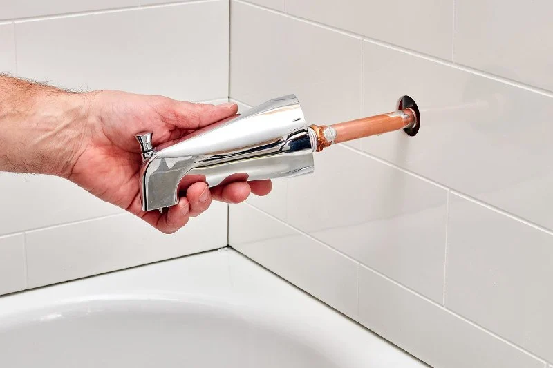 How to Replace a Bathtub Spout with Diverter