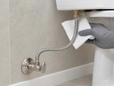 How to Inspect a Toilet Supply Line for Leak Risks
