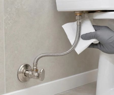 How to Inspect a Toilet Supply Line for Leak Risks