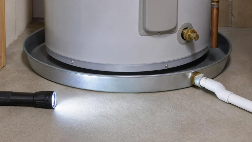 Water Heater Drain Pan Checks Before a Leak Spreads