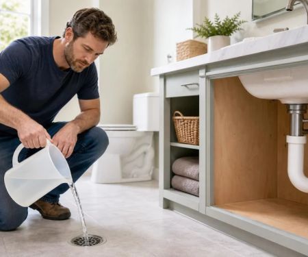 Why an Unused Drain Smells and How to Check the Trap