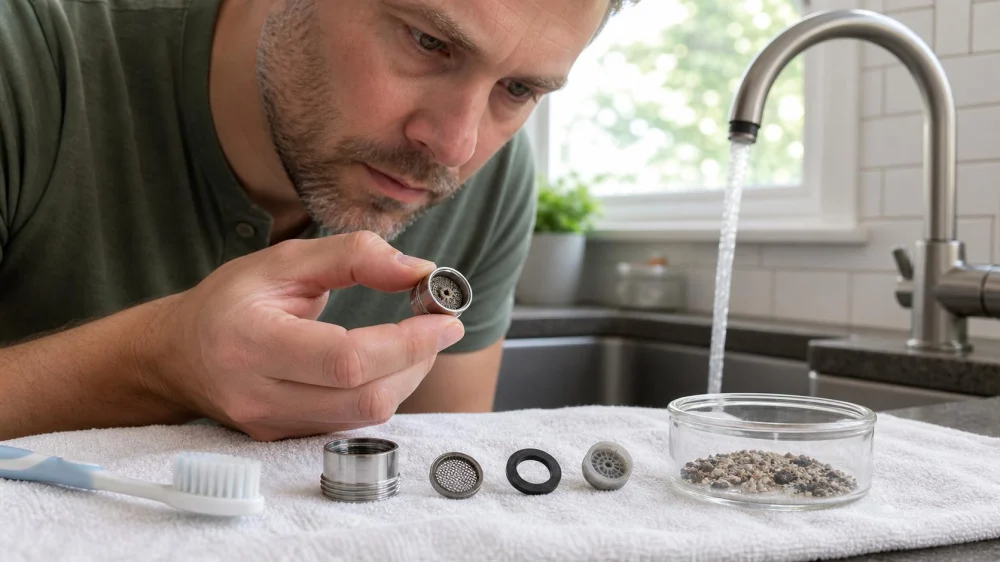 Why a Faucet Aerator Keeps Clogging With Debris