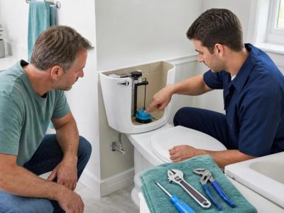 Toilet Runs Intermittently? Check the Flapper, Chain, and Fill Level