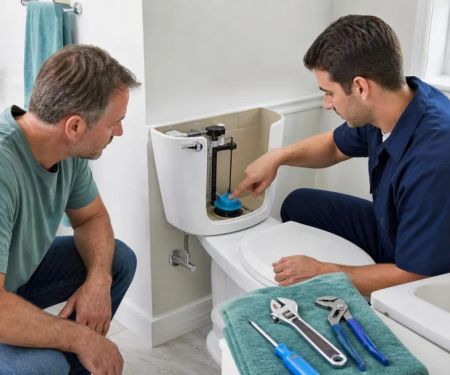 Toilet Runs Intermittently? Check the Flapper, Chain, and Fill Level