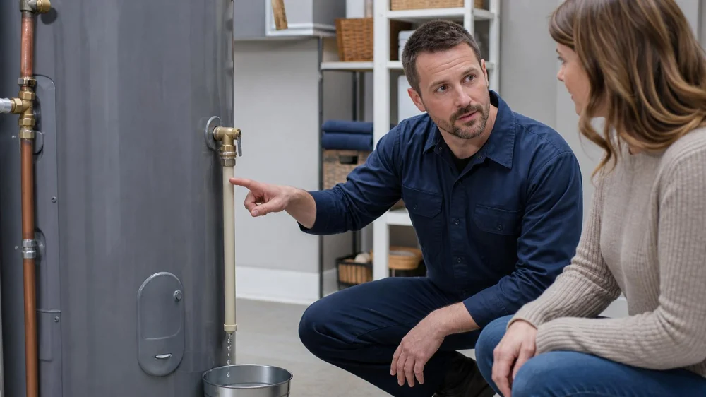 Water Heater Relief Valve Dripping? Do Not Cap the Discharge Pipe