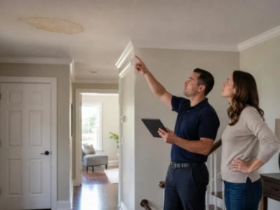 Ceiling Stain Below a Bathroom: Stop Use and Trace Clues