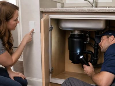 Garbage Disposal Jam: Switch Off Before Any Check