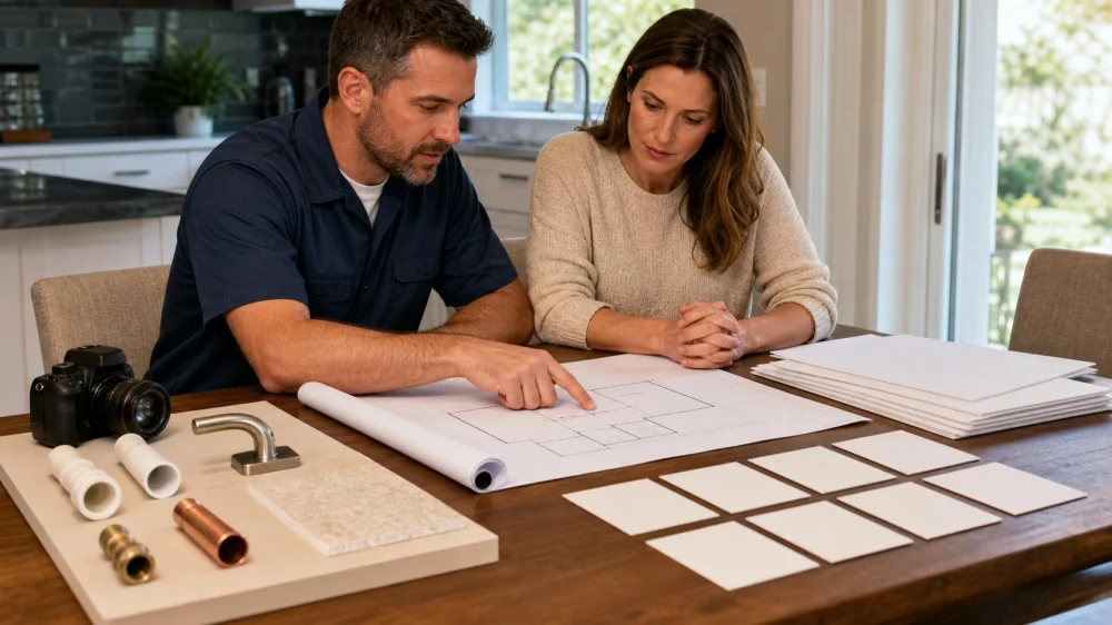 Plumbing Estimate: Define Access, Finishes, and Testing