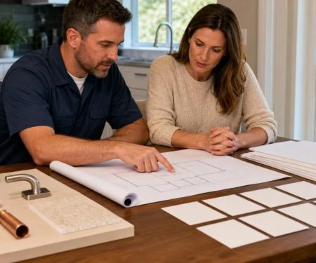 Plumbing Estimate: Define Access, Finishes, and Testing