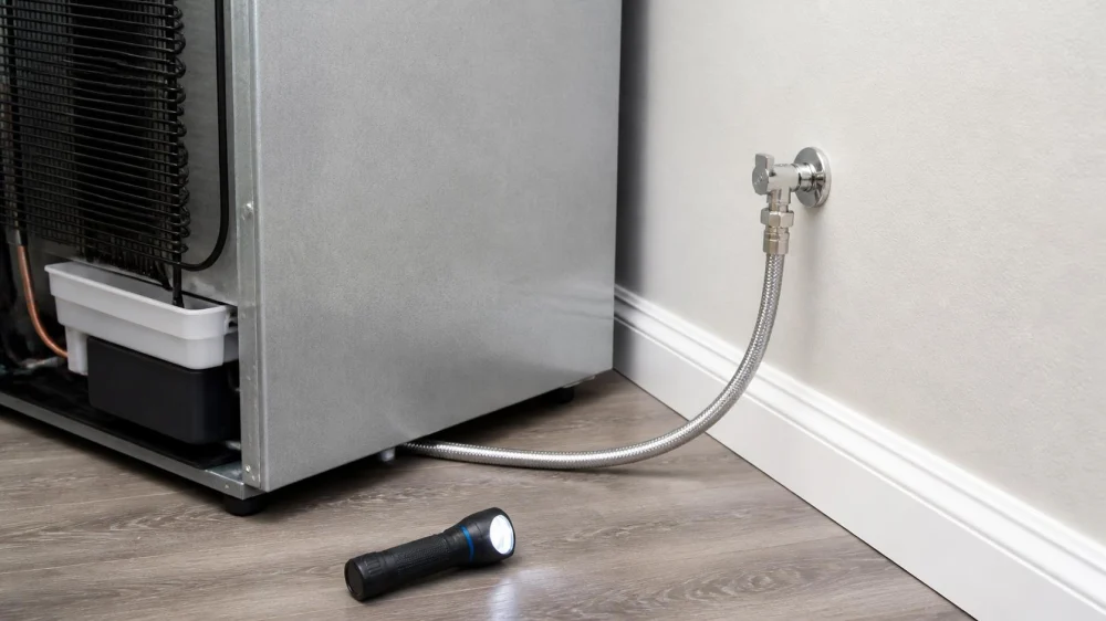 Refrigerator Water Supply Line: Check the Route, Valve, and Leak Signs