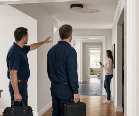 Water Leak Near Electrical Fixtures: Stop and Get Help