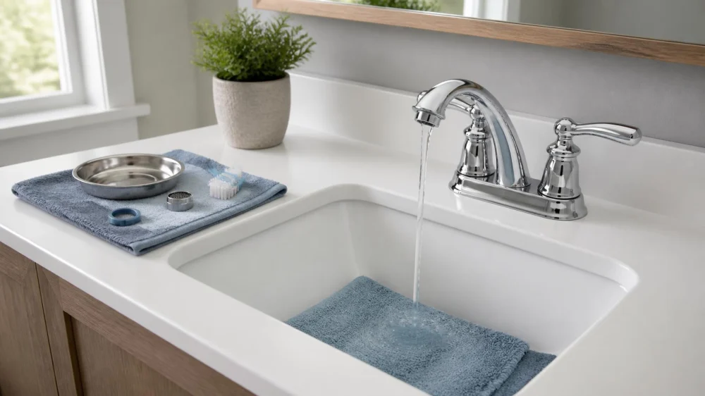 Low Flow at One Faucet: Compare Hot, Cold, and Aerator