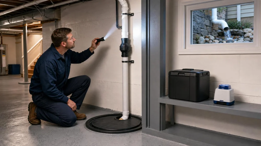 Sump Pump Discharge Line: Check the Exit, Freeze Risk, and Backup Plan