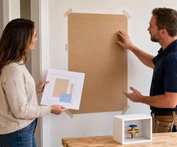 Plumbing Access Panel: Plan Size, Location, and Finish