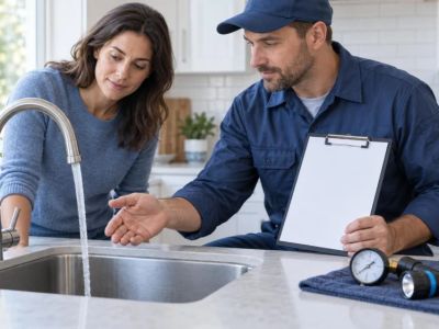 Low Water Pressure Log: Fixtures, Timing, and Safe Checks