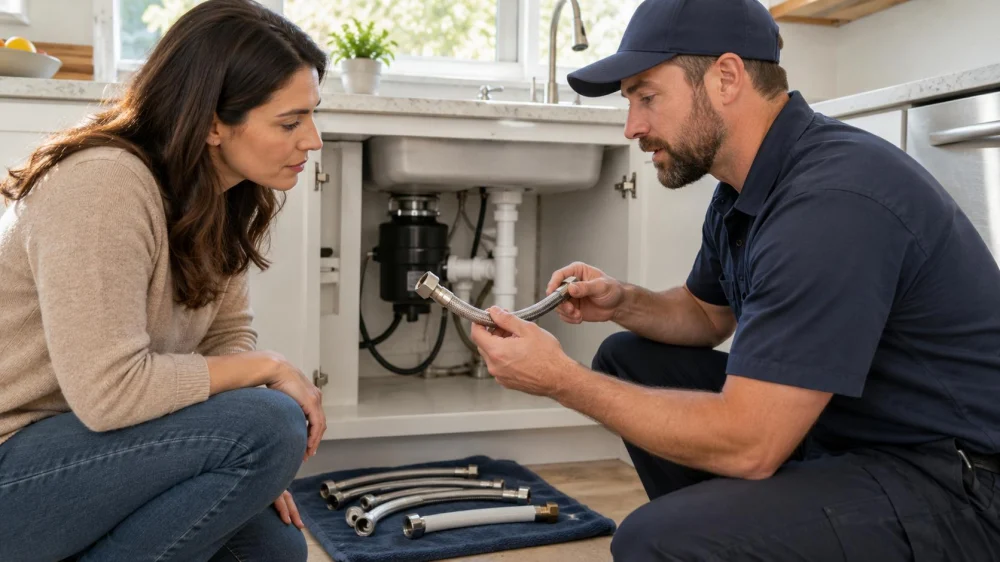 Flexible Plumbing Connector: Size, Material, and Use