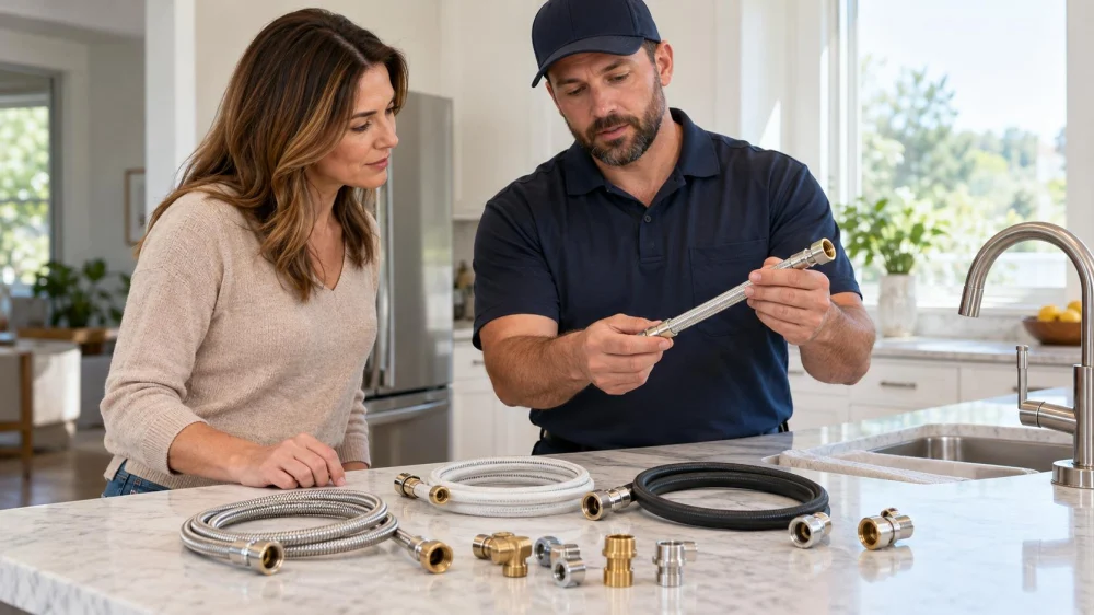 Supply Hose Selection: Length, Fittings, and Material