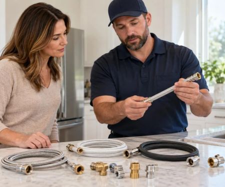Supply Hose Selection: Length, Fittings, and Material