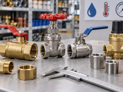 Plumbing Valve Purchase: Size, Material, and Pressure Rating