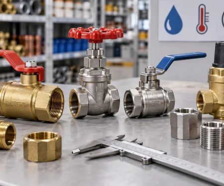 Plumbing Valve Purchase: Size, Material, and Pressure Rating