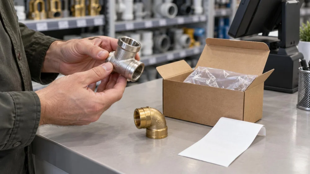 Pipe Fitting Return Check: Packaging, Receipt, and Condition