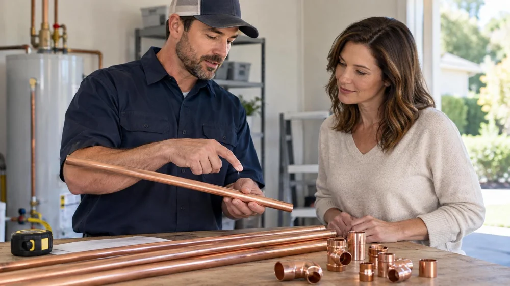 Copper Pipe Purchase: Type, Size, Length, and Fittings