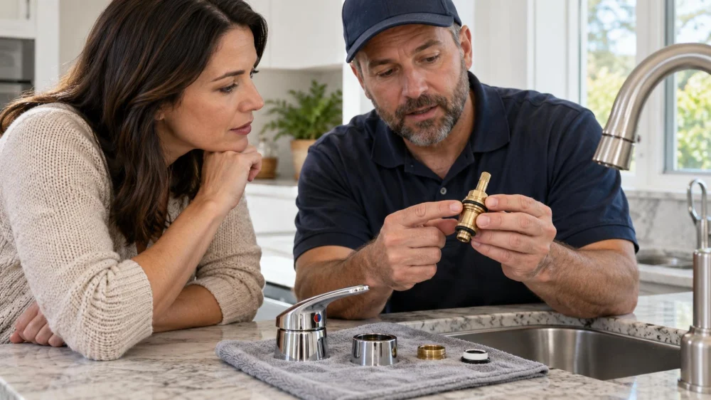 Single-Handle Tap Repair Part: Stem, Notches, and Fit