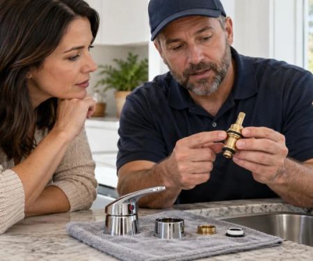 Single-Handle Tap Repair Part: Stem, Notches, and Fit