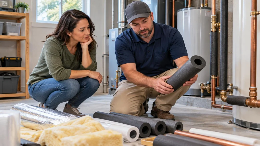 Pipe Insulation Choice: Size, Material, and Temperature