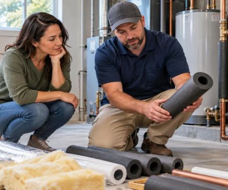 Pipe Insulation Choice: Size, Material, and Temperature