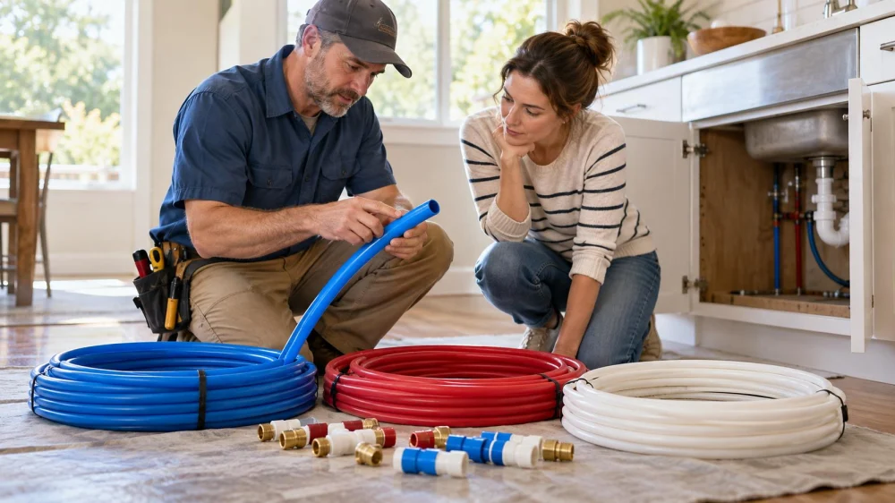 Plumbing Supply Tubing Choice: Material, Size, and Rating