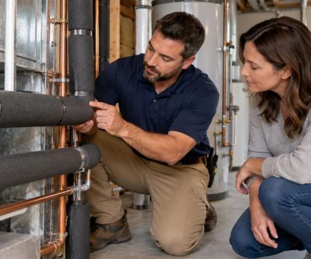 Pipe Insulation Check: Diameter, Seams, and Exposure